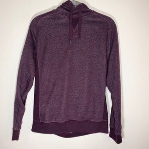 H&M Jacket Maroon with Multi-Color Pattern